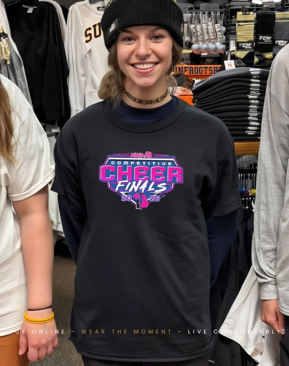 2026 MHSAA Cheer Championships logo shirt