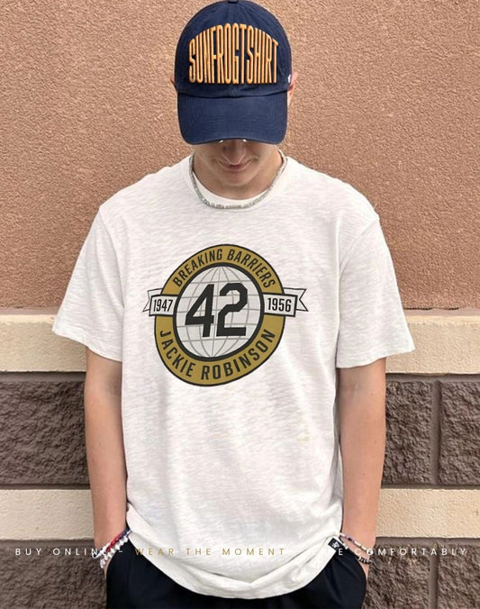 Breaking Barriers Jackie Robinson 42 Shirt