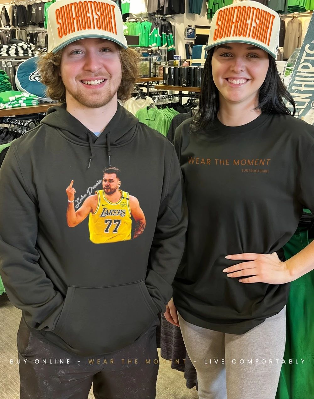 Luka Doncic Los Angeles Lakers middle finger 2026 graphic shirt