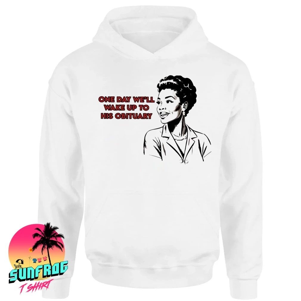 Coretta Scott King one day we will wake up to his obituary shirt