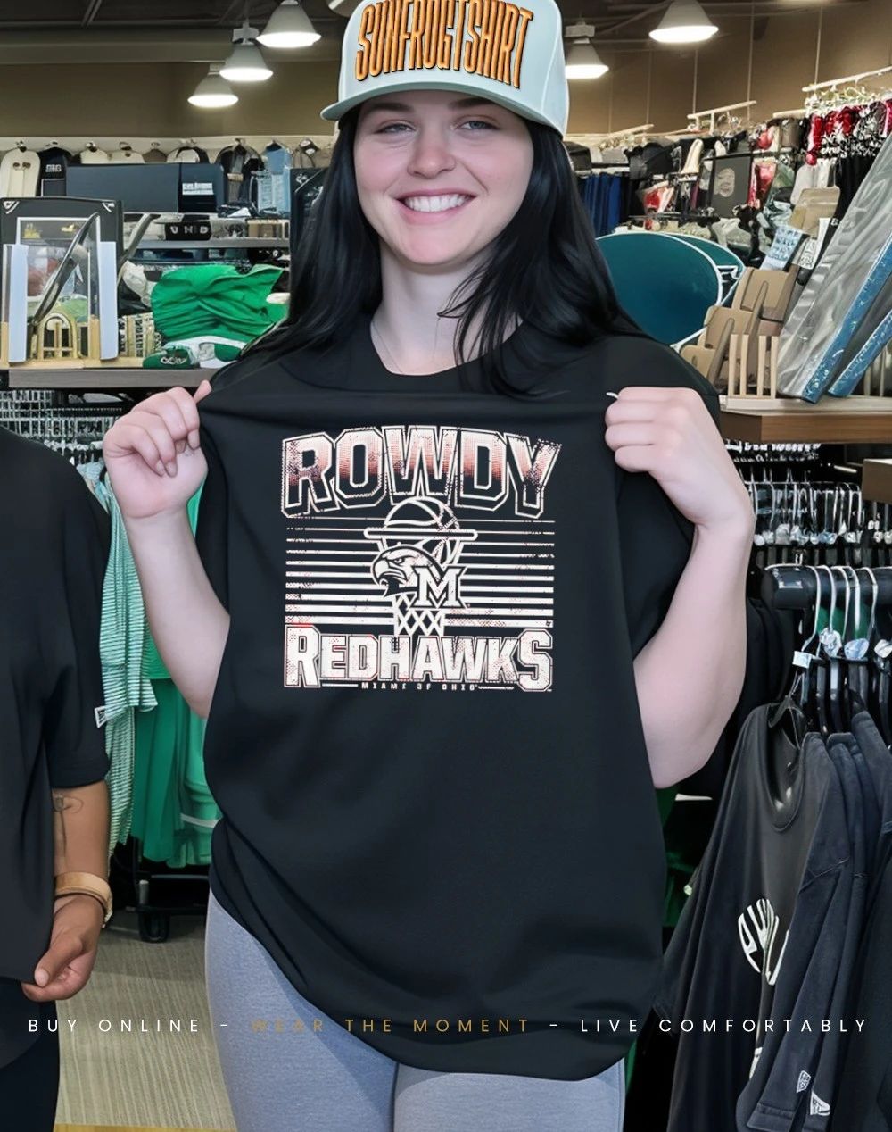 Miami OH Basketball Rowdy RedHawks Miami of Ohio shirt