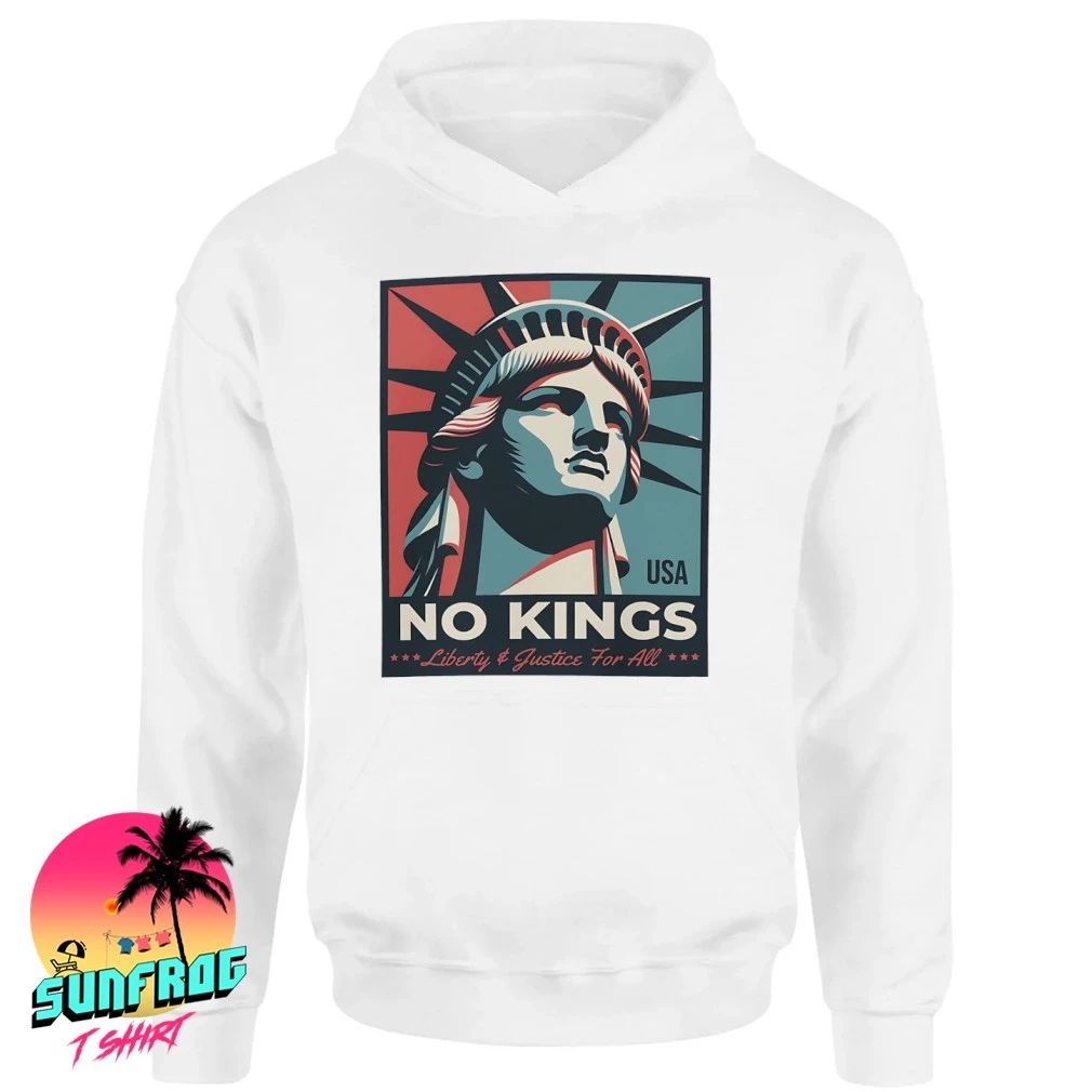 USA No Kings Liberty and Justice for all shirt