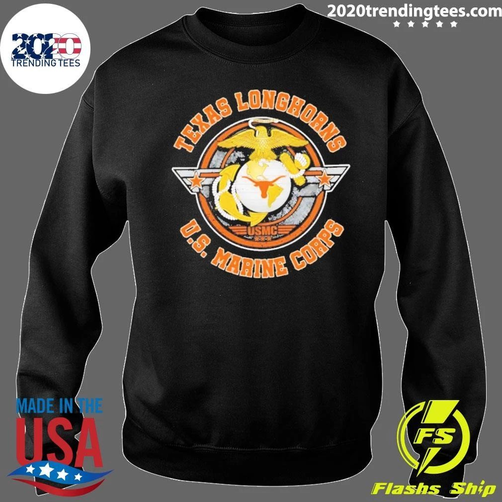 Longhorns Us Marine Corps Usmc Shirt