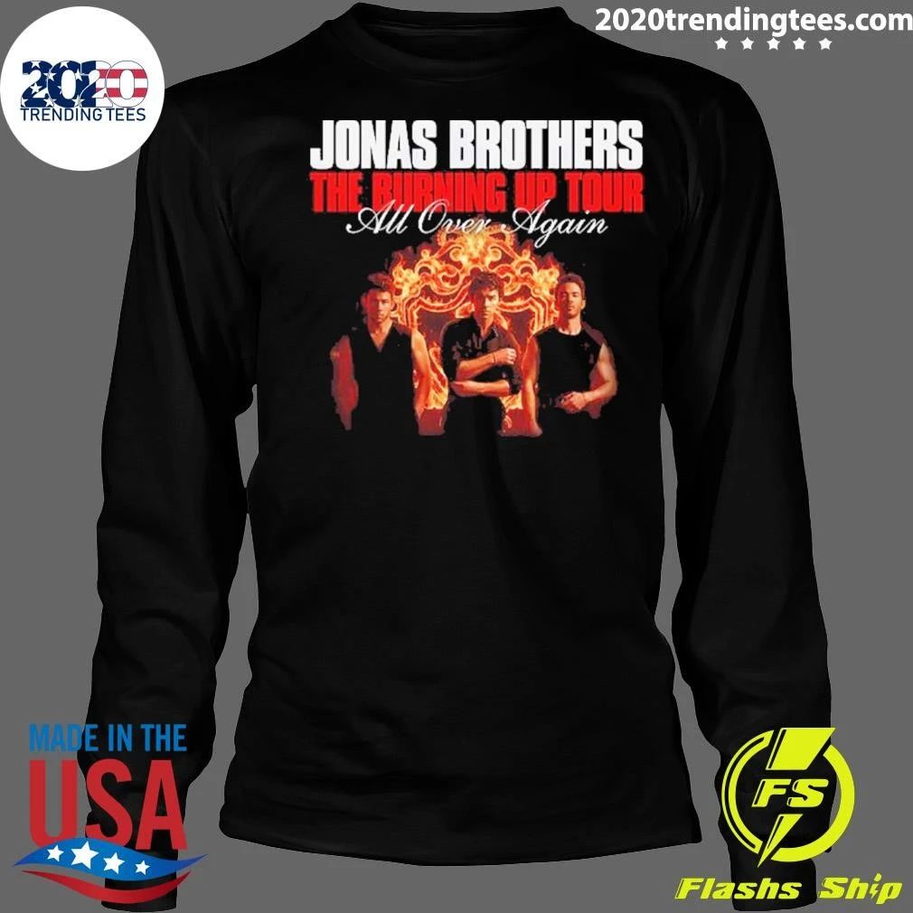 Jonas Brothers Buffalo NY City Tee 2026 Live At Keybank Center October 20 2026 Burning Up All Over Again Shirt
