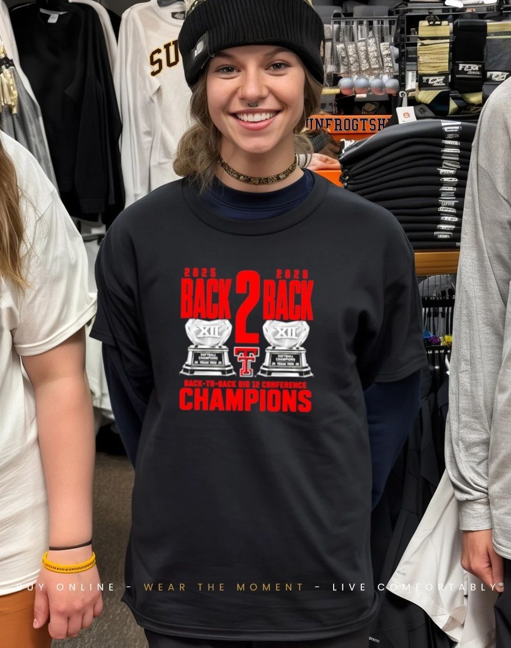 Texas Tech Softball back to back Big 12 Conference Champions 2026 shirt