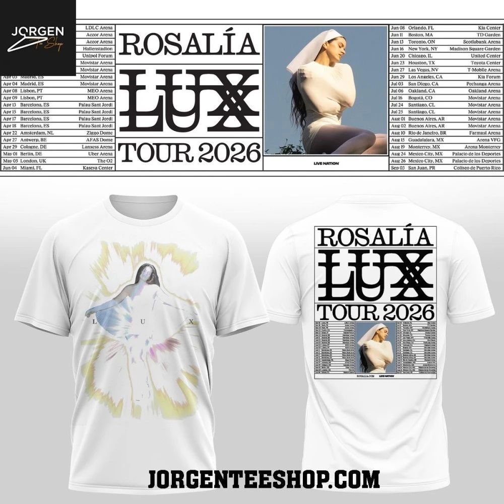 Rosalía Lux Album 2026 The Massive World Tour Shirt
