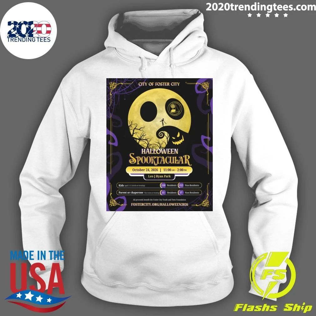 Foster City’s 2026 Halloween Spooktacular Trick-Or-Treat Trail Shirt