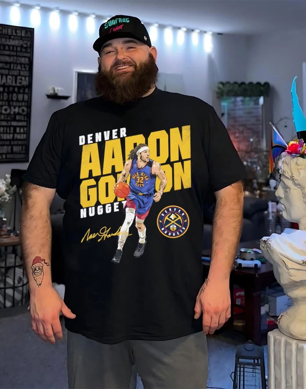 Aaron Gordon Denver Nuggets Slant 2026 signature shirt