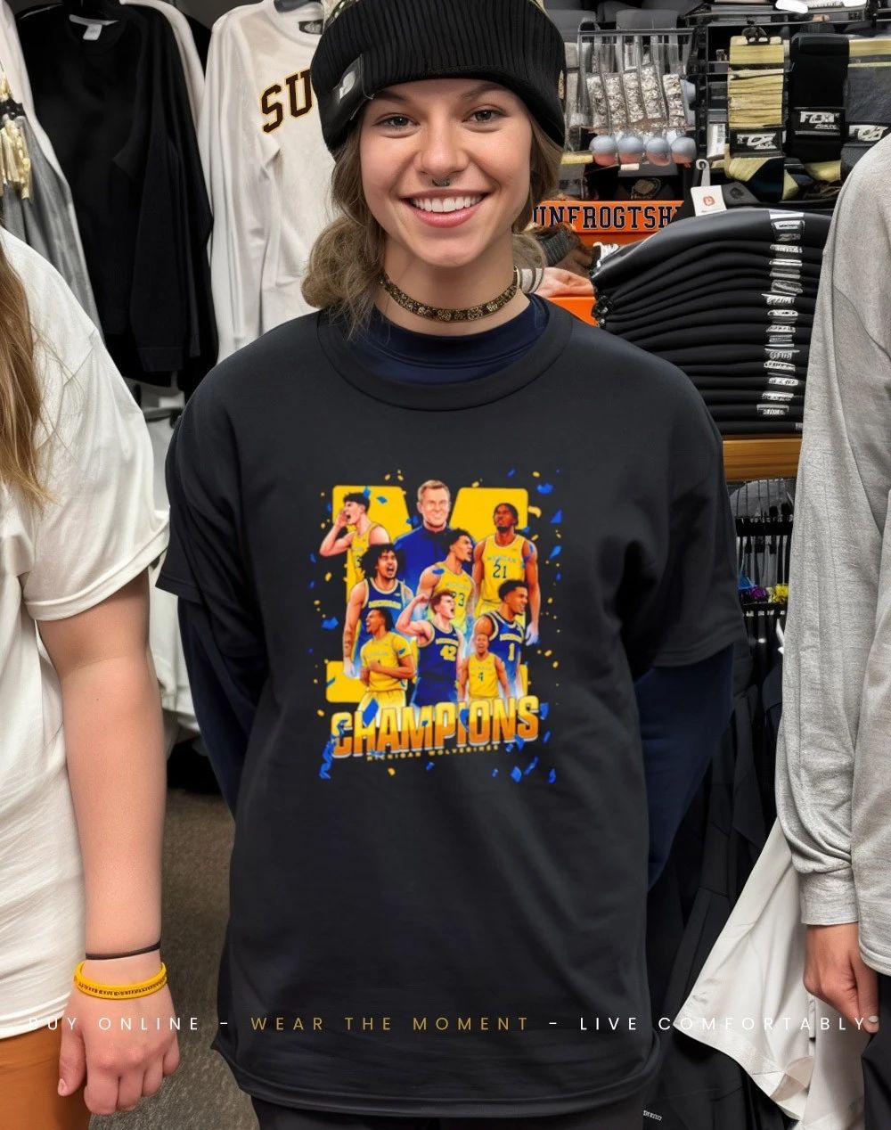 Michigan Basketball National Champions 2026 graphic shirt