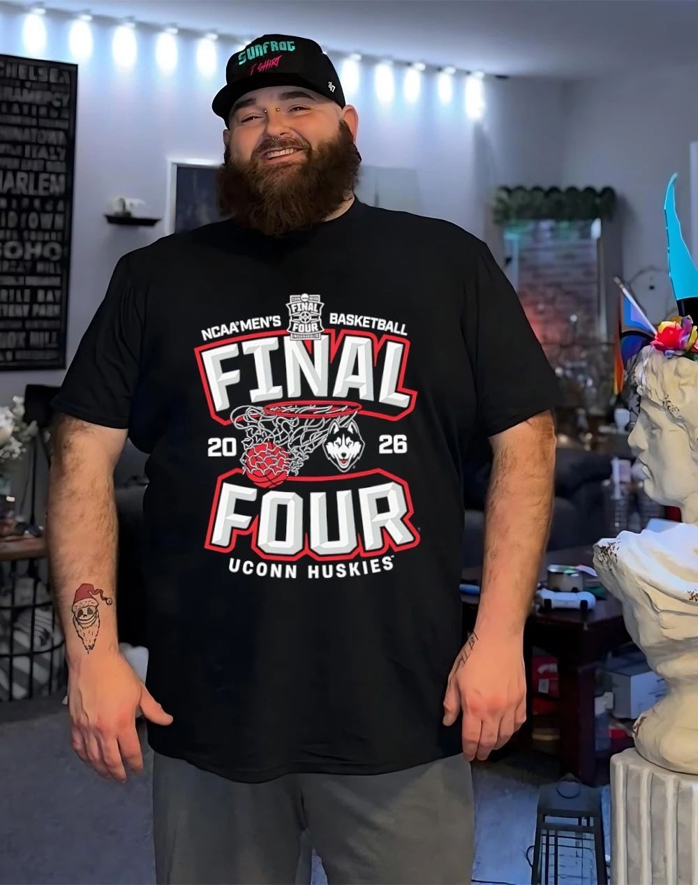 UConn Men’s Basketball 2026 Final Four Hoop shirt