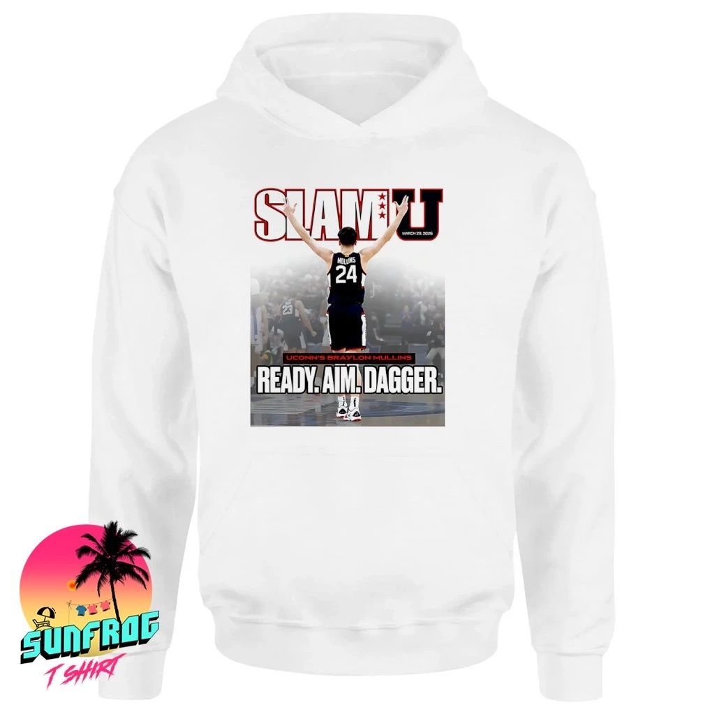 Braylon Mullins Uconn Basketball The Shot 2.0 Ready Aim Dagger Slam shirt