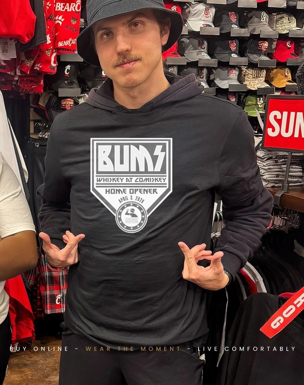 Bums whiskey at comiskey home opener Chicago shirt