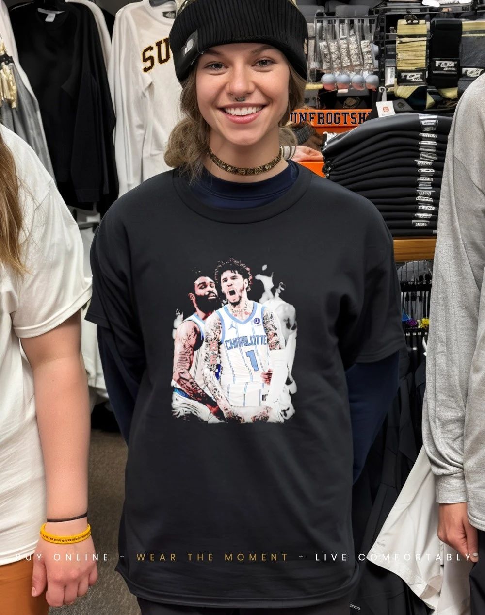 Lamelo Ball Charlotte Hornets player collage 2026 shirt
