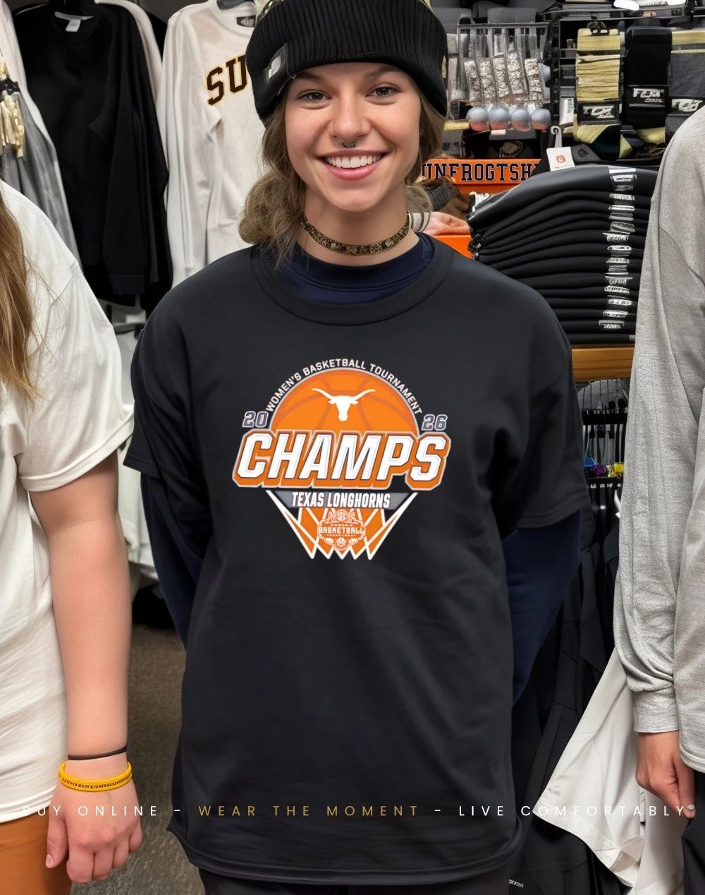 Texas Longhorns 2026 SEC Women’s Basketball Tournament Champions Locker Room shirt