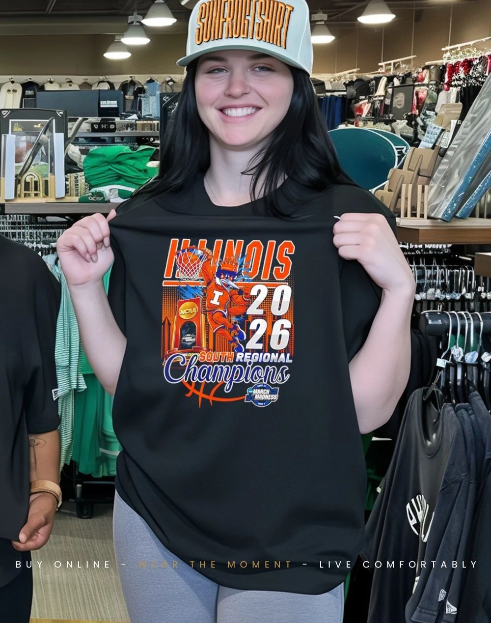 Illinois Fighting Illini’s 2026 South Regional Champions mascot shirt