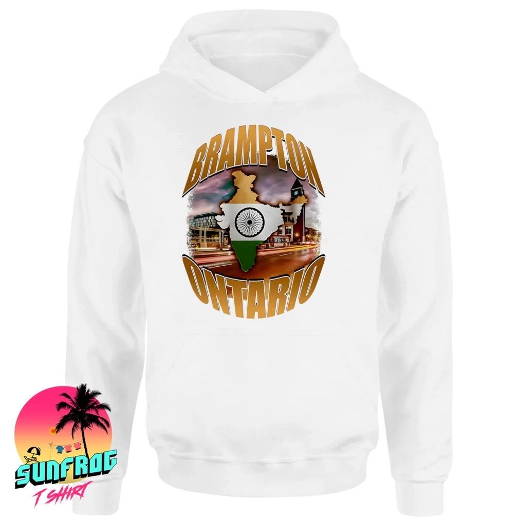 Brampton Ontario Indian map shirt