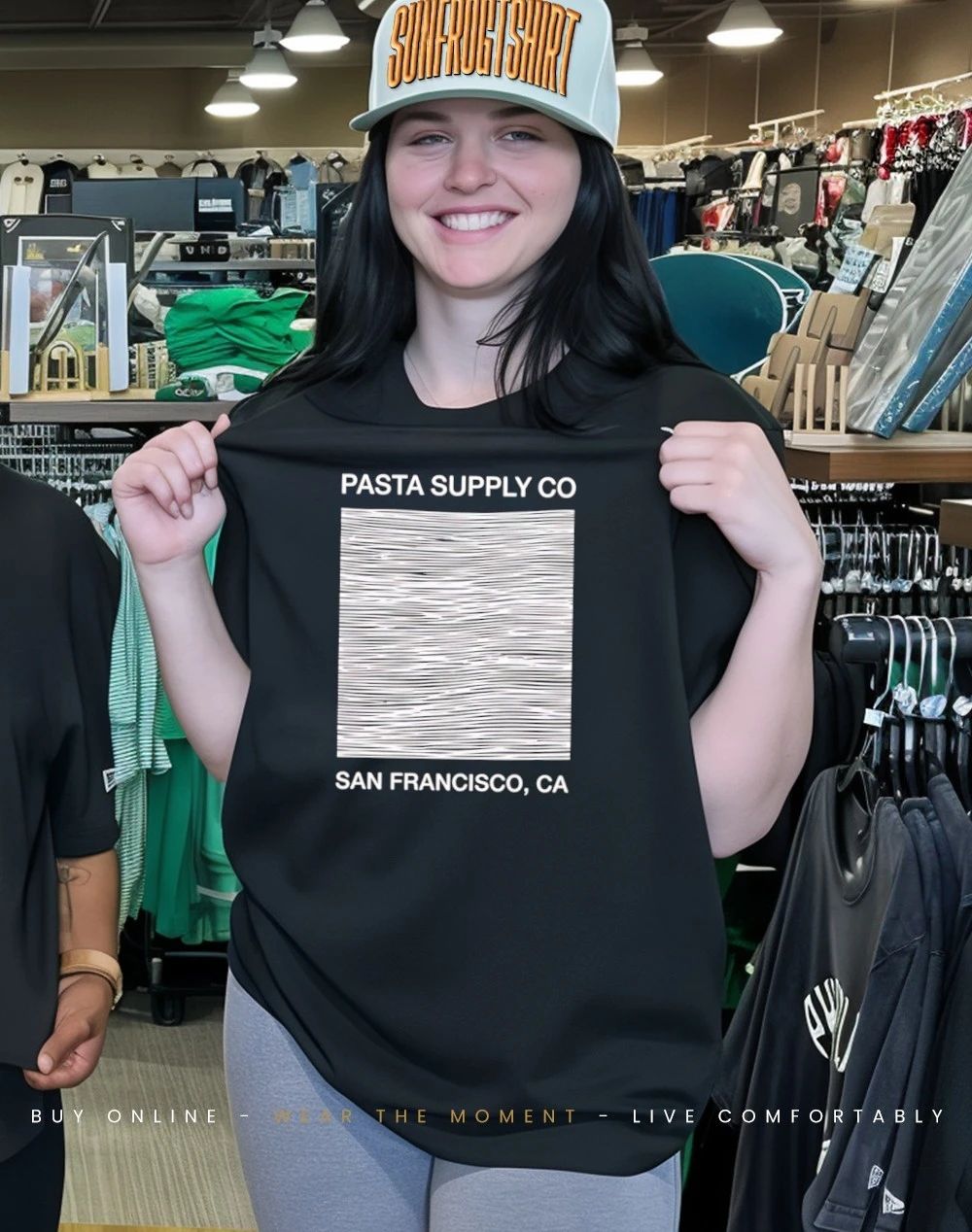 Pasta Supply Co San Francisco Unknown Pleasures Shirt