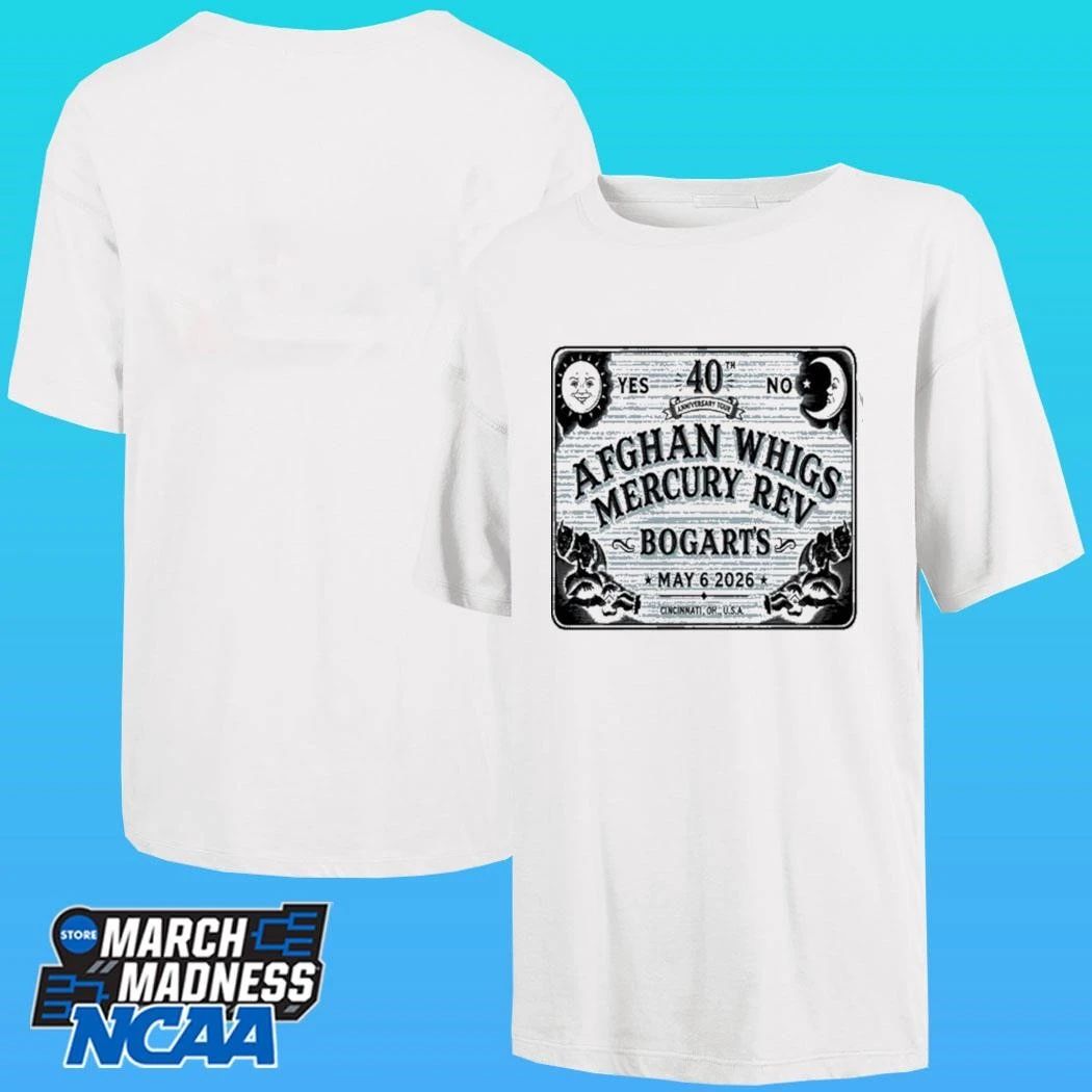 The Afghan Whigs X Mercury Rev Event Bogart’s Cincinnati 2026 Shirt