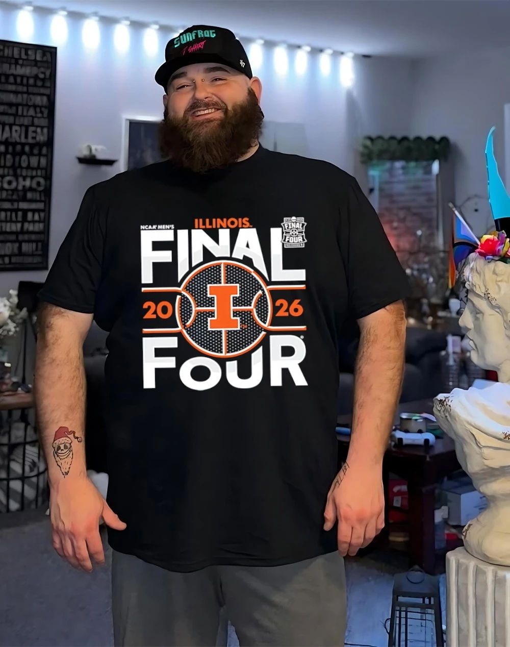 Illinois Basketball 2026 Final Four stadium shirt