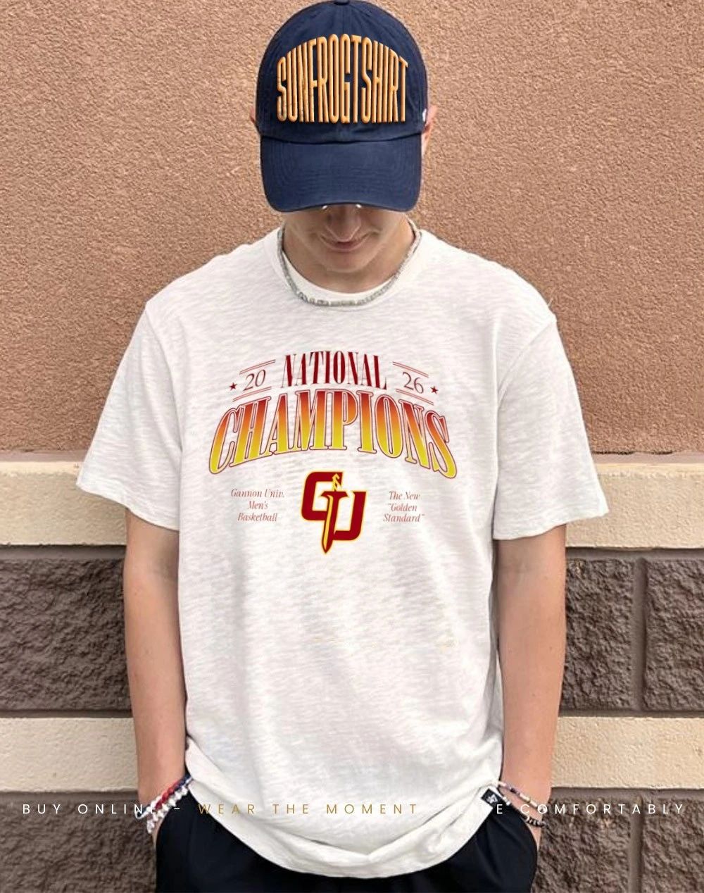 Gannon University Men’s Basketball 2026 DII National Champions the New Golden Standard shirt