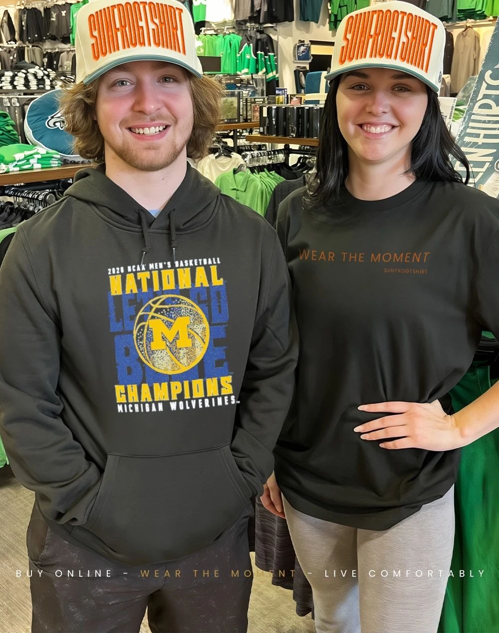 Michigan Wolverines 2026 NCAA Men’s Basketball National Champions Let’s go Blue shirt