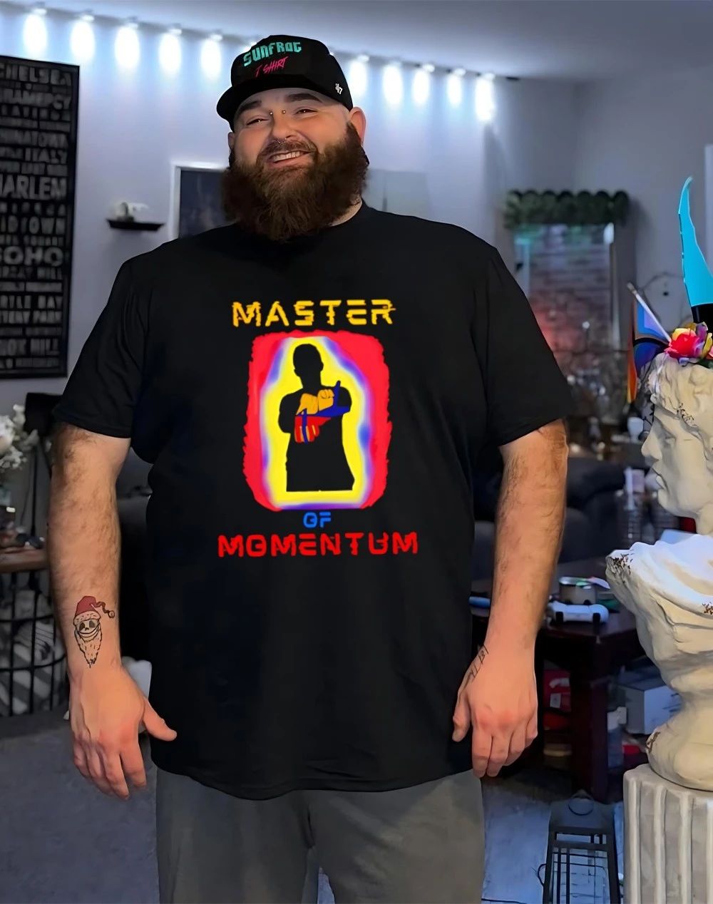 Josh Guzman Merch Master of Momentum Silhoutte shirt