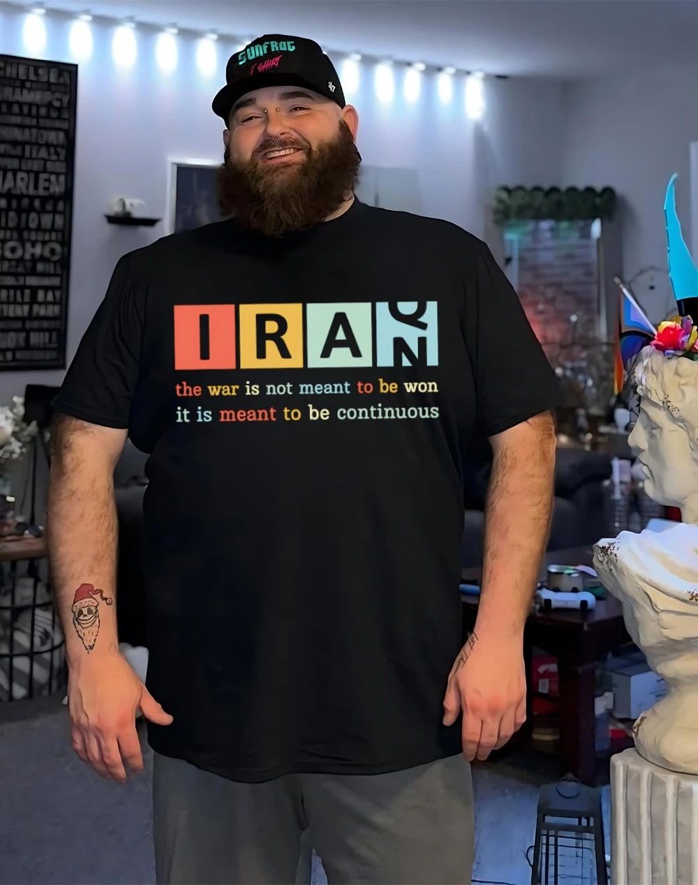 Iran the war is not meant to be won it is meant to be continuous shirt