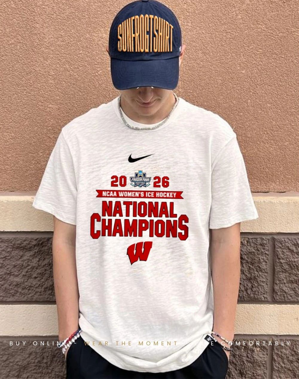 Wisconsin Badgers 2026 NCAA Women’s Ice Hockey National Champions shirt