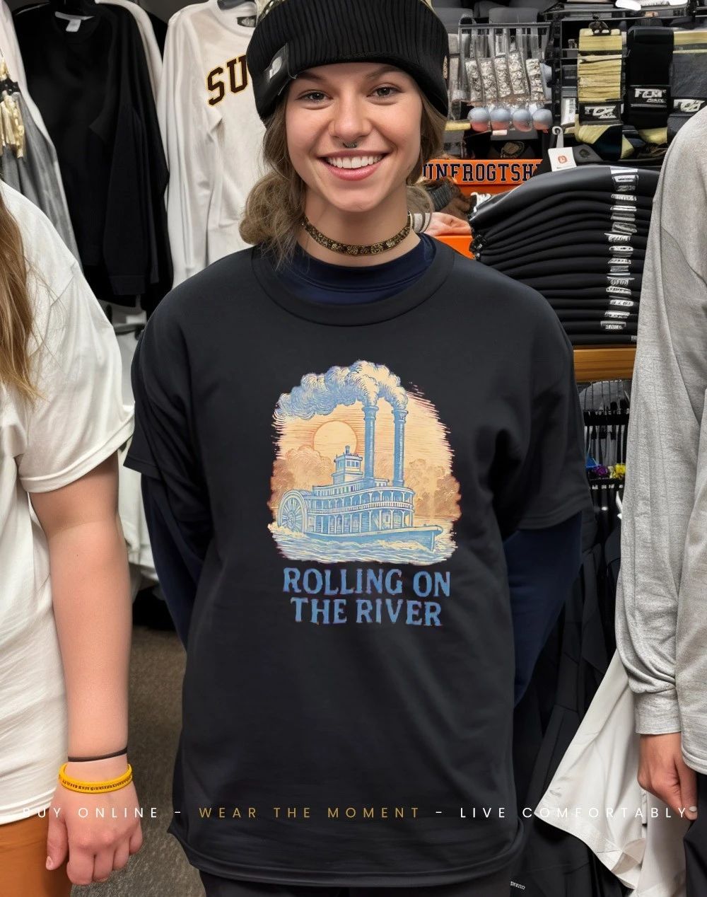 Louisiana riverboats rolling on the river shirt
