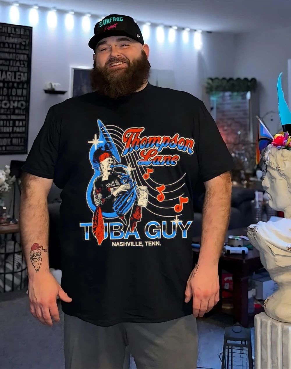 Thompson Lane Tuba Guy Nashville shirt