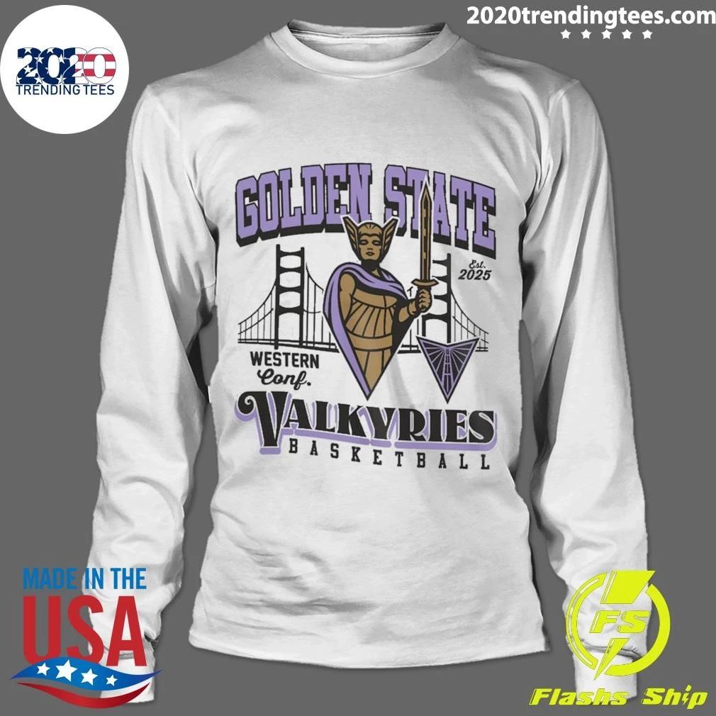 Golden State Valkyries Mitchell & Ness Youth Land of the Free Shirt