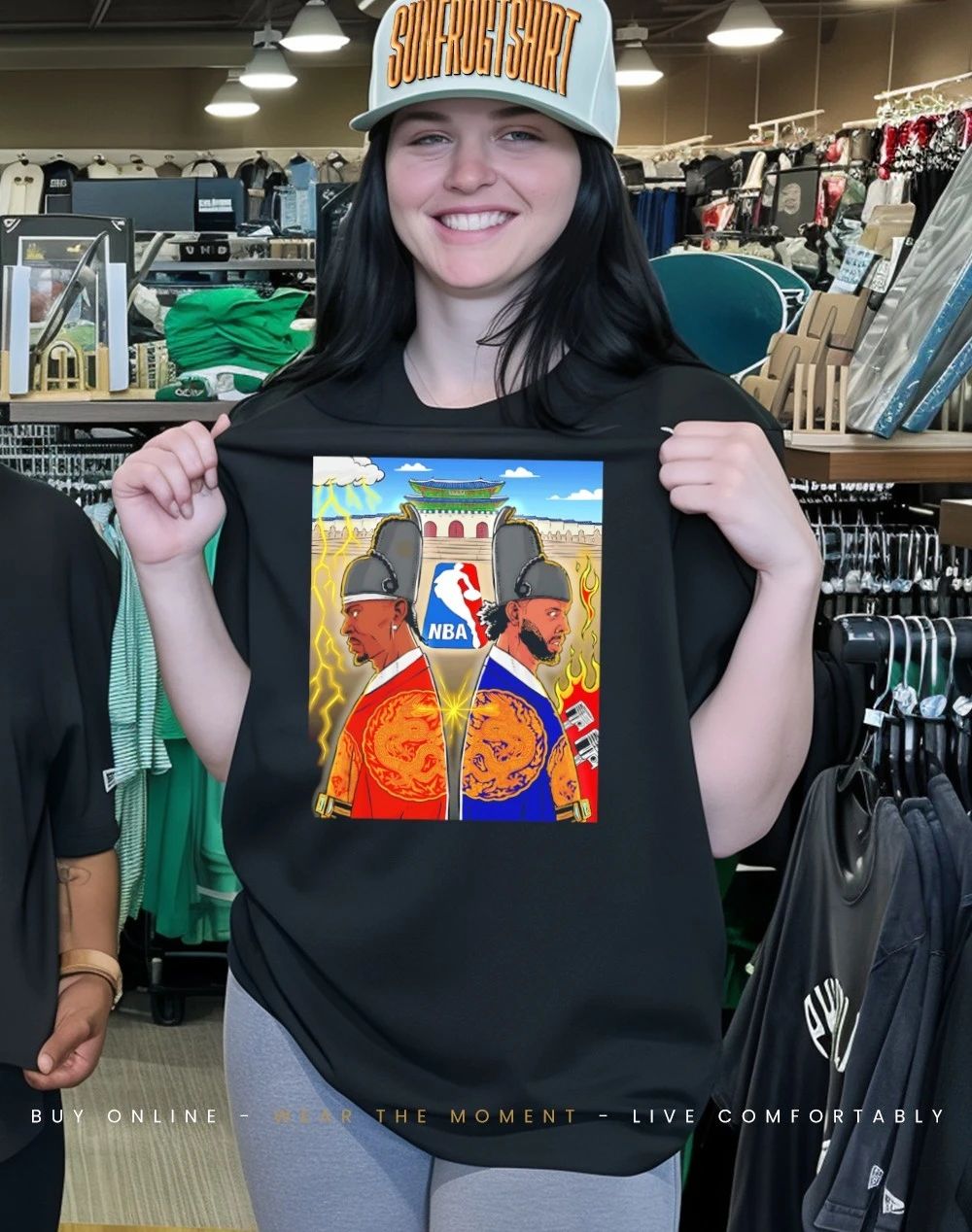 Shai Gilgeous-Alexander and Cade Cunningham 2026 NBA Korea shirt