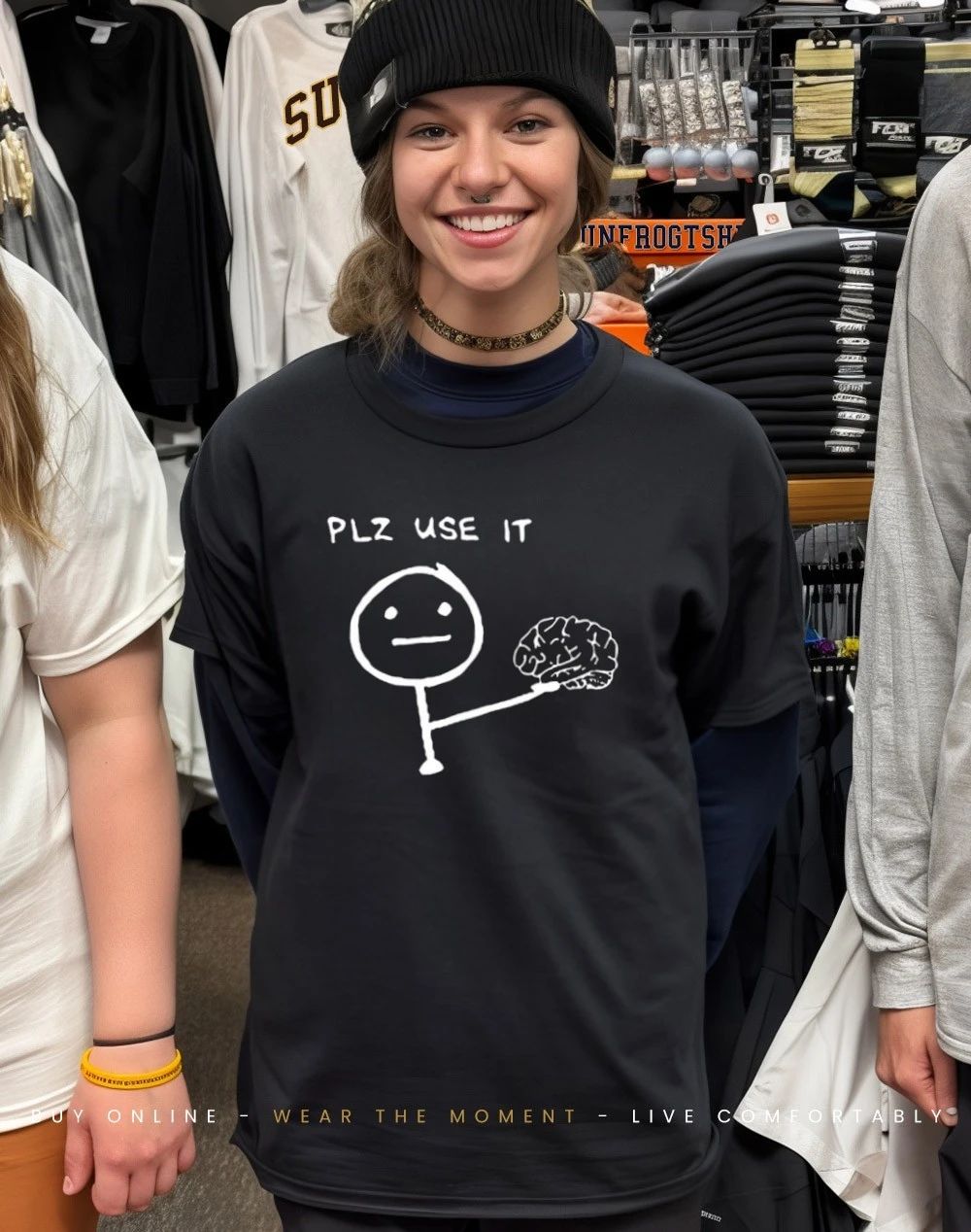 Brain Plz Use It Shirt