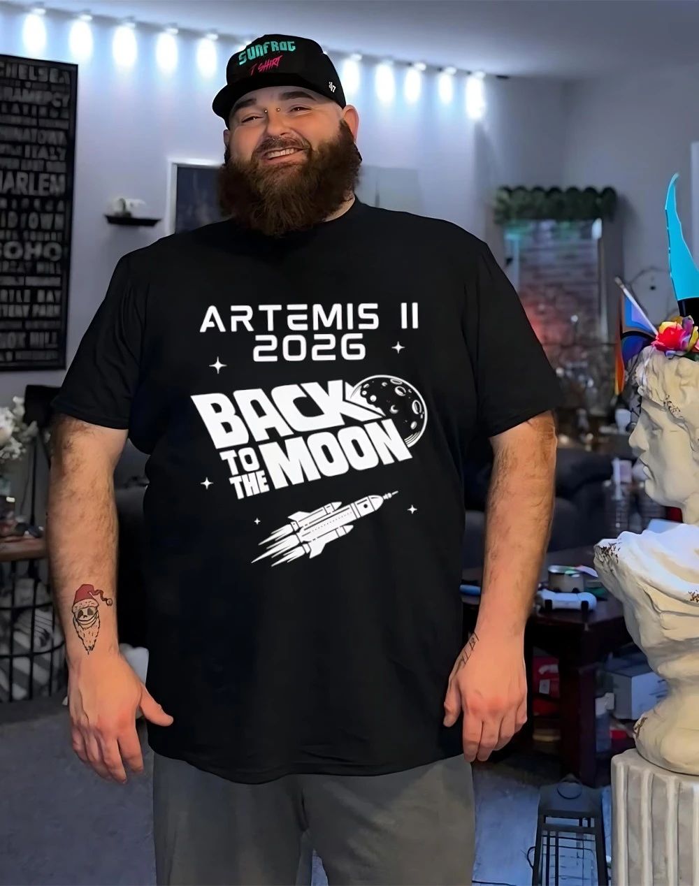 Artemis II 2026 Back to the Moon Retro Lunar Mission Shirt