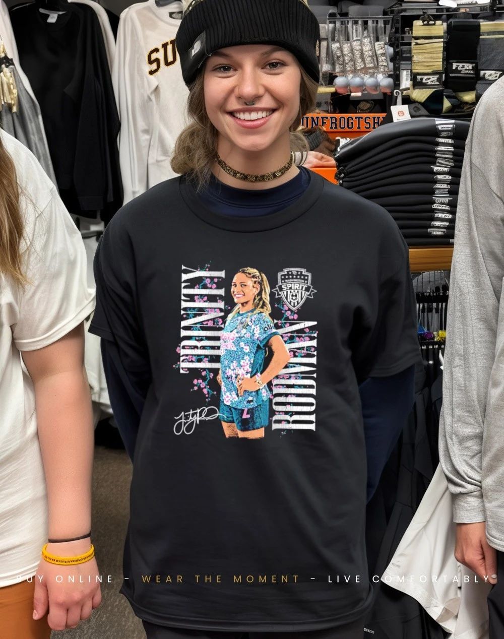 Trinity Rodman Washington Spirit Cherry Blossoms signature shirt