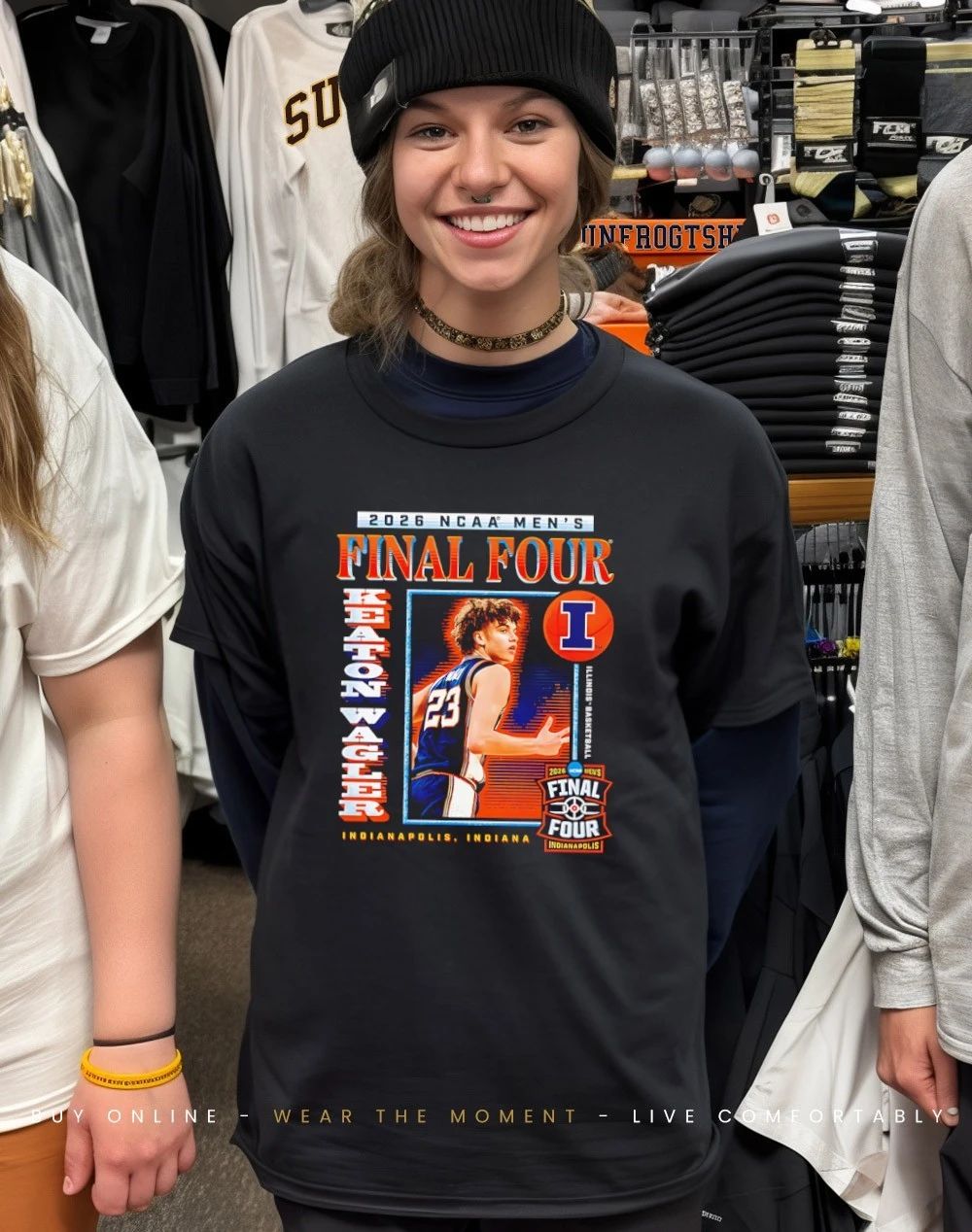 Keaton Wagler Illinois Men’s Basketball March Madness 2026 Final Four graphic shirt