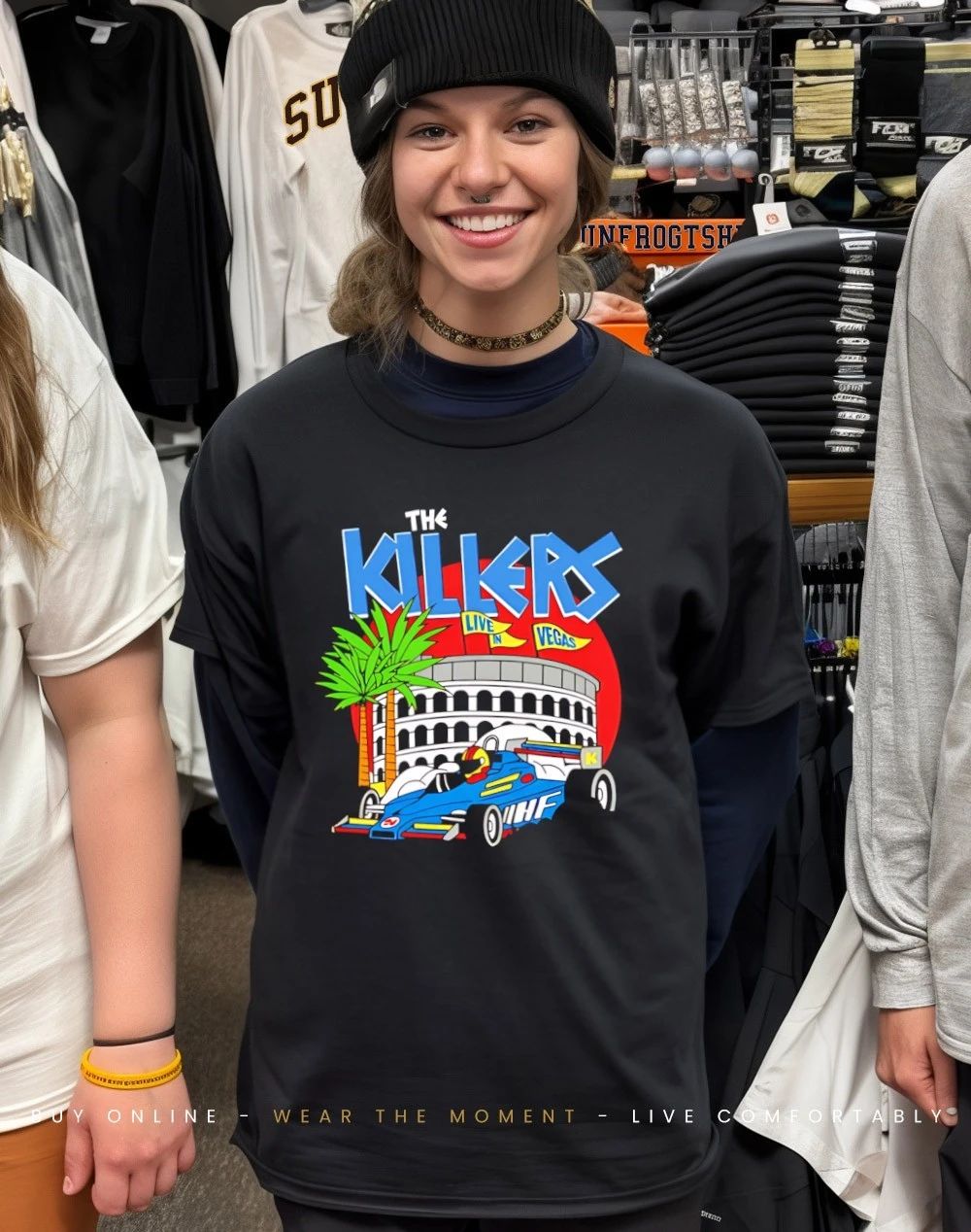 The killers hot fuss race car shirt