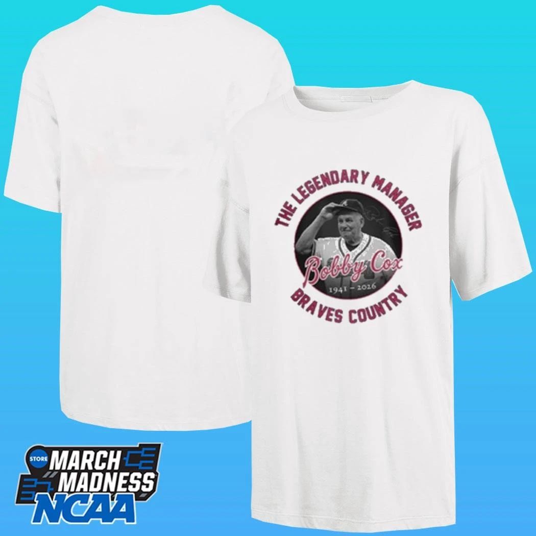 Bobby Cox 1941 2026 The Legendary Manager Braves Country Shirt