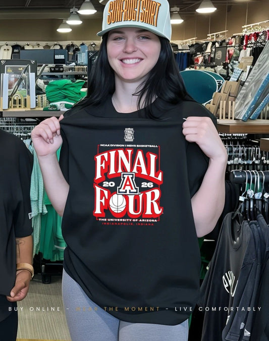Arizona Wildcats 2026 NCAA Men’s Basketball Tournament March Madness Final Four shirt