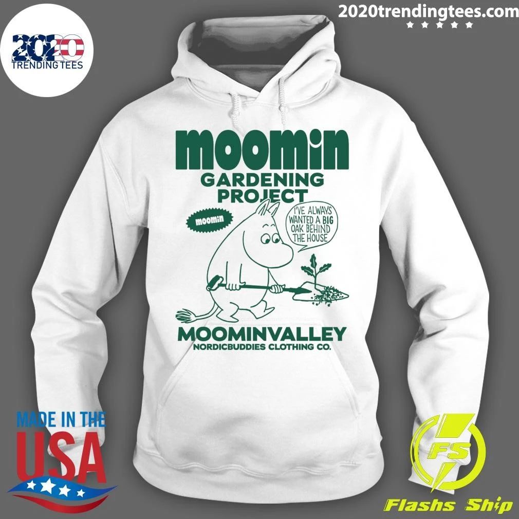 Moomin Gardening Project Moominvalley Nordicbuddies Clothing Co Shirt