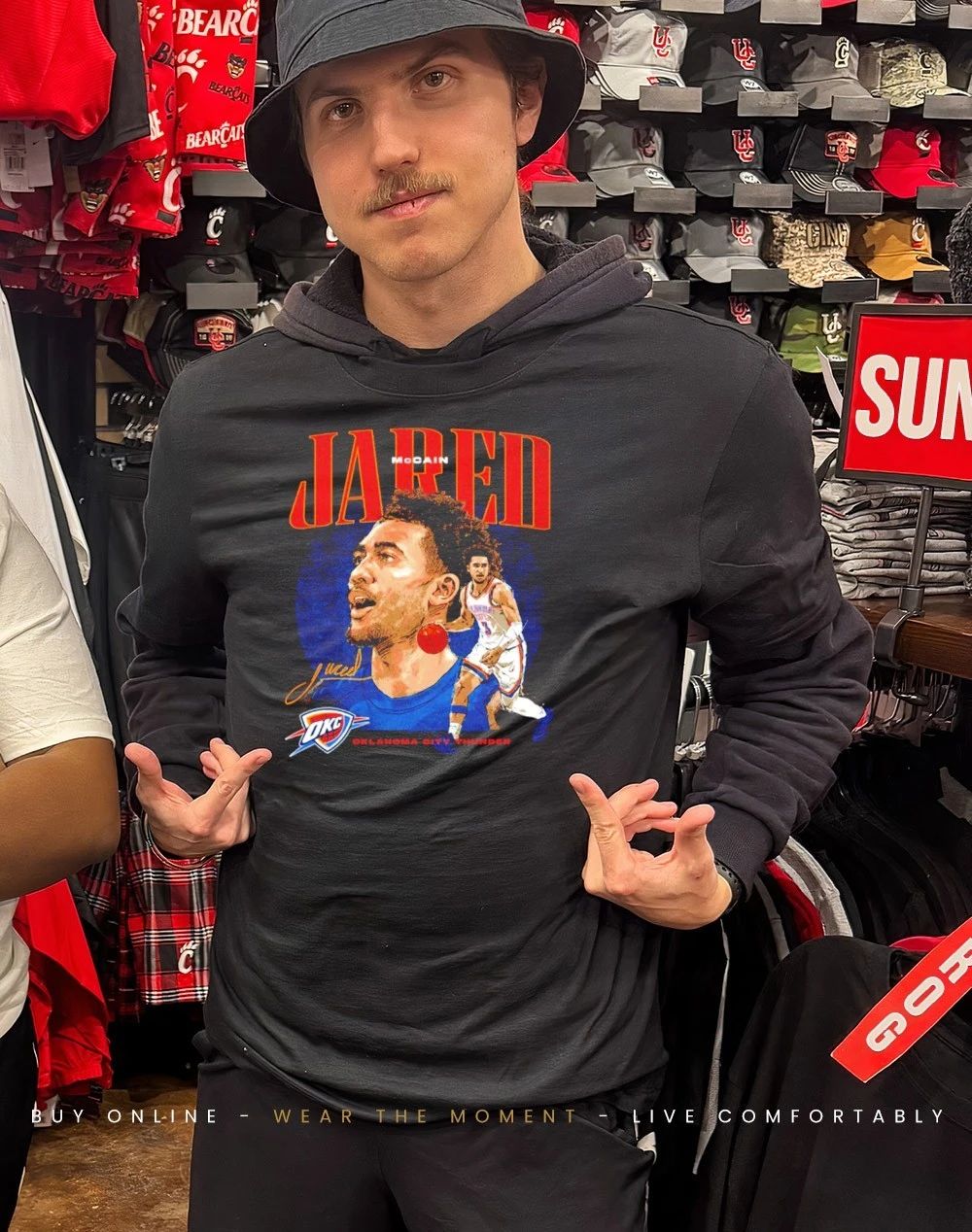 Jared McCain Oklahoma City Thunder Dual signature shirt