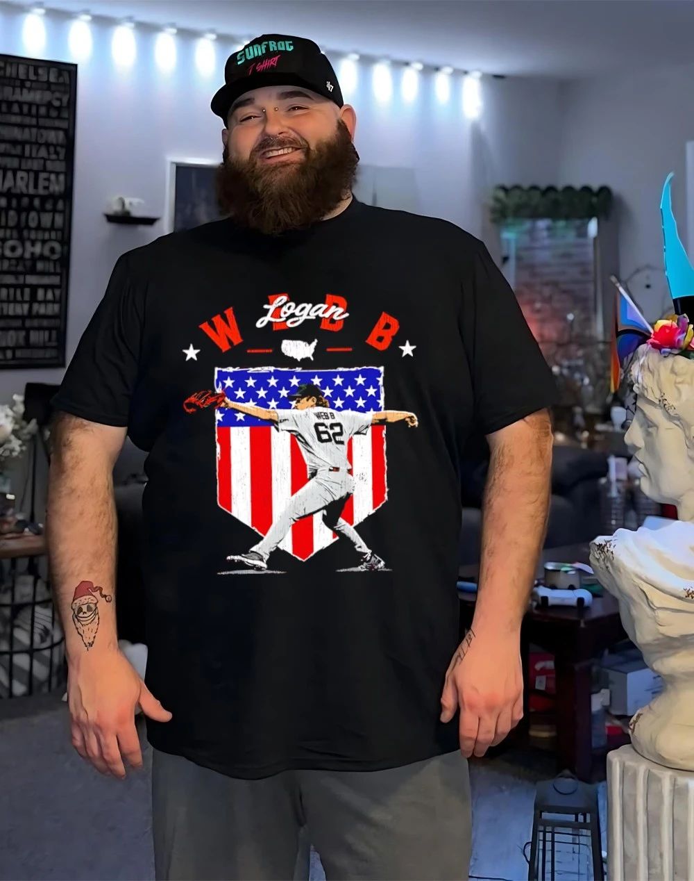 Logan Webb San Francisco Country Flag shirt