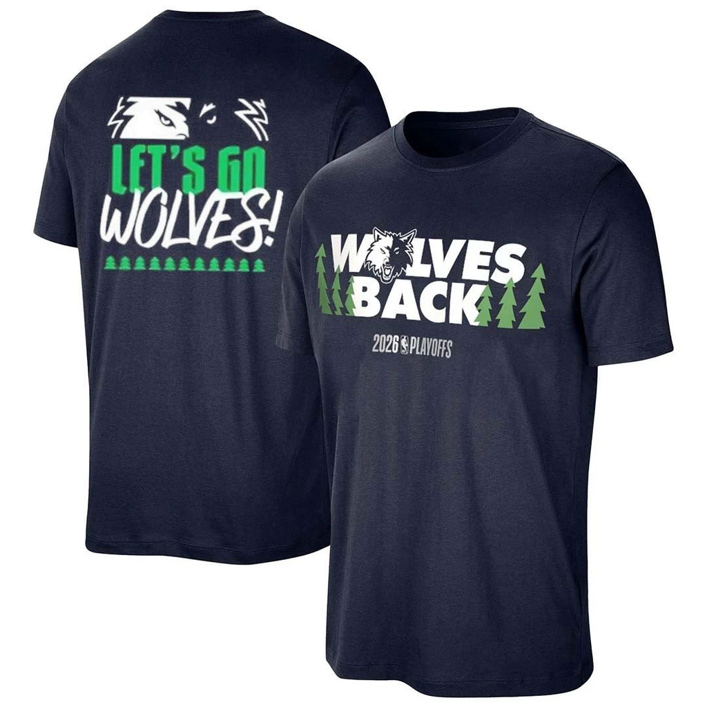 Minnesota Timberwolves let’s go Wolves front and back shirt
