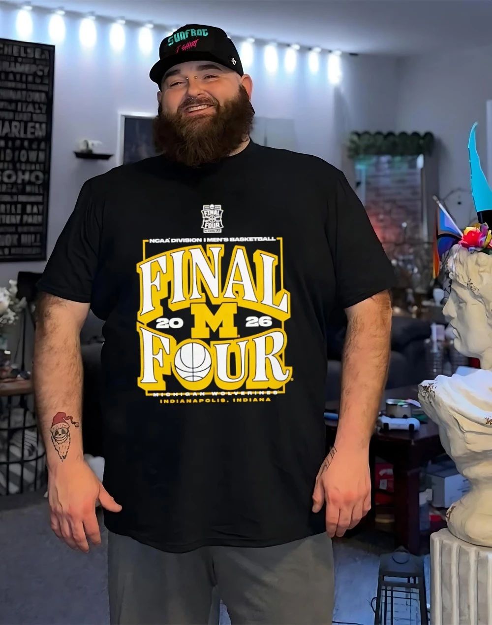 Michigan Wolverines NCAA Men’s Basketball Tournament March Madness Final Four ’26 shirt