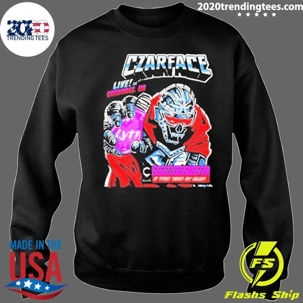 Czarface Cambridge MA At Street Theory Art Gallery In Cambridge MA On October 30 2026 Shirt