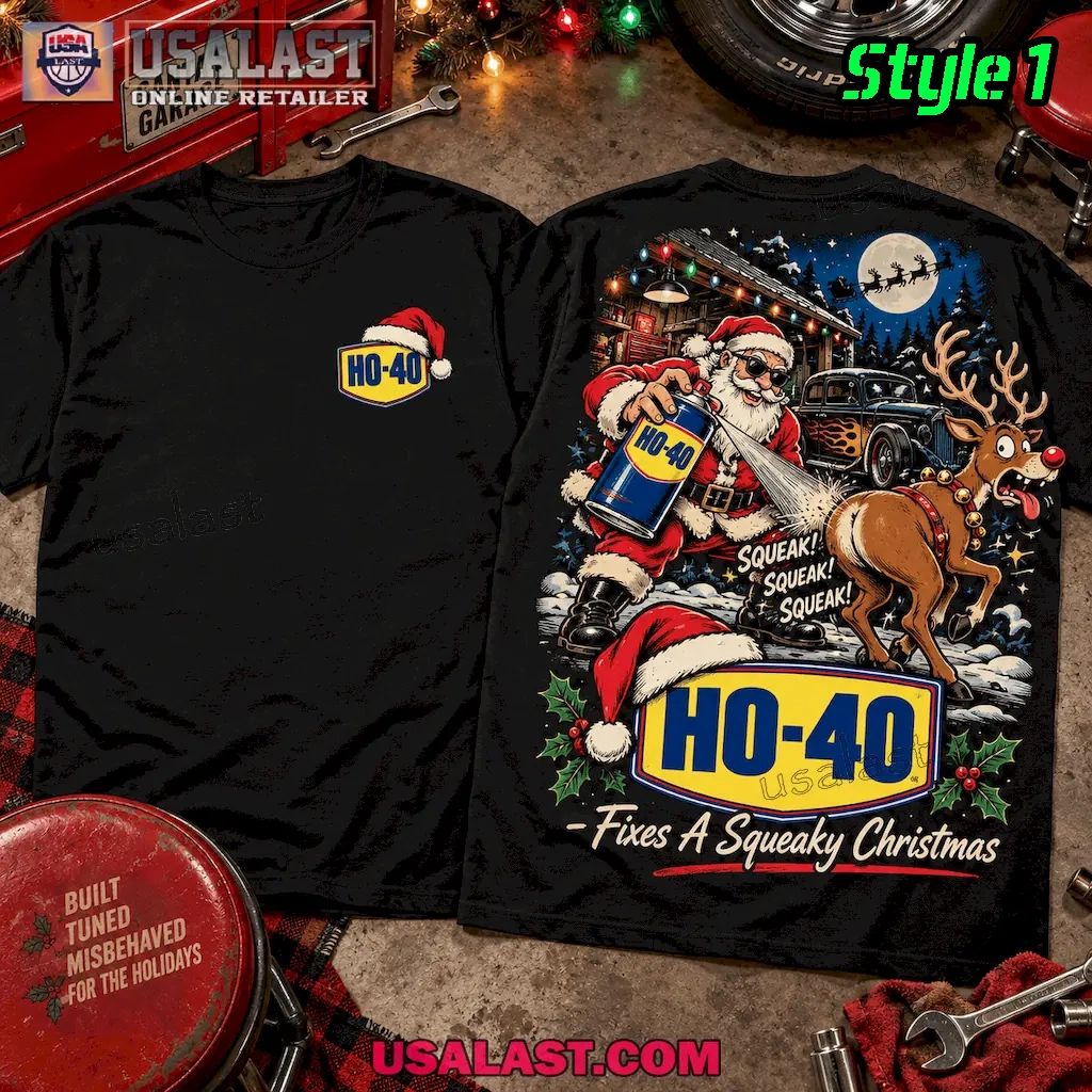 WD-40 Santa’s Squeaky Christmas 3D Shirt