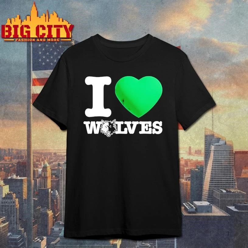 I Heart Wolves Minnesota Timberwolves 2026 Playoffs Shirt