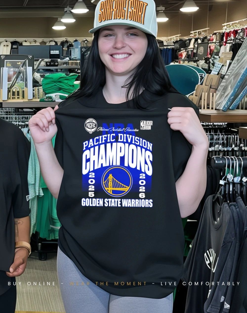 Golden State Warriors 2025-26 NBA Pacific Division Champions Locker Room shirt