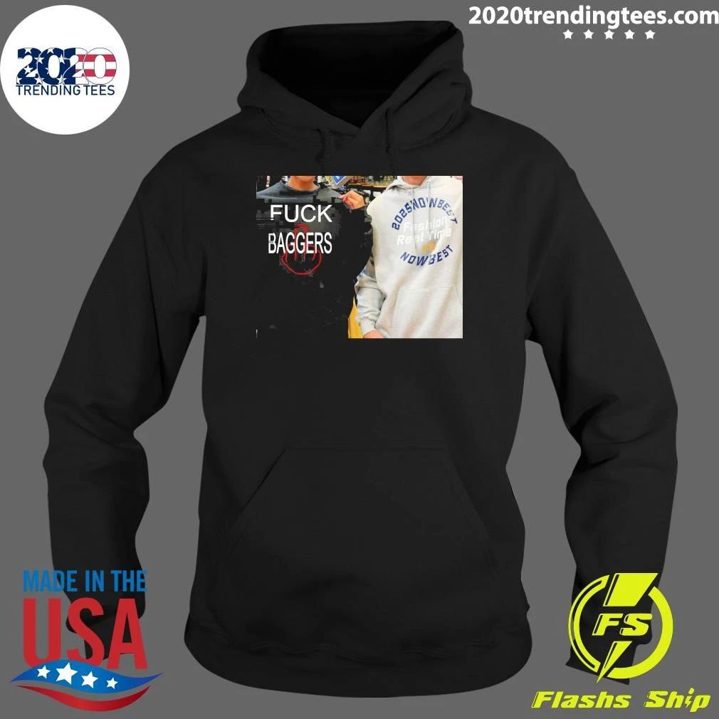 Fuck Baggers middle finger shirt