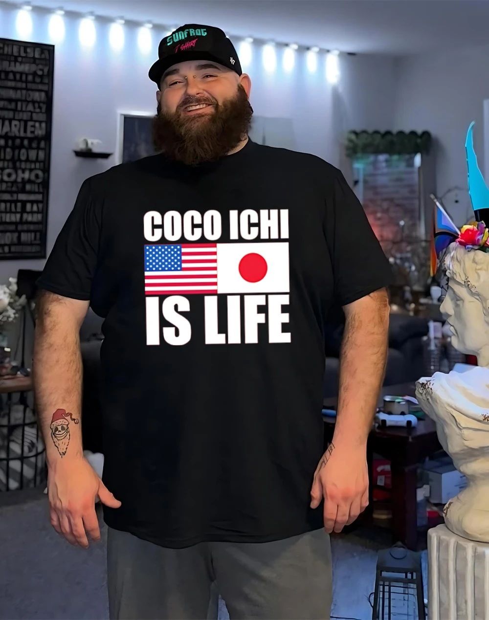 Coco Ichi is Life flag shirt